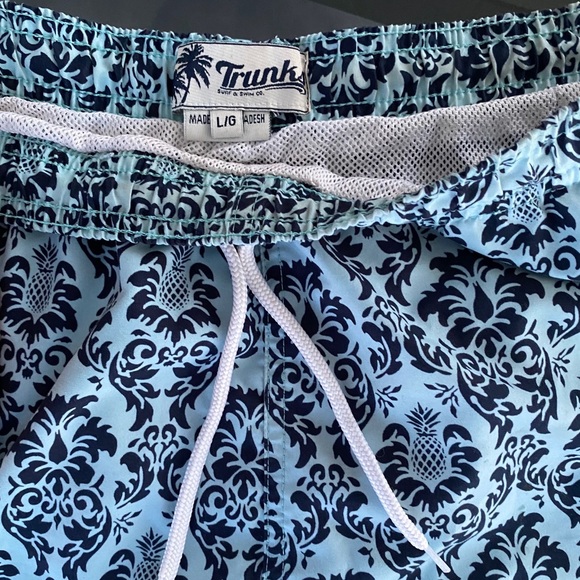 Men’s Paisley Trunk Shorts - Picture 2 of 5